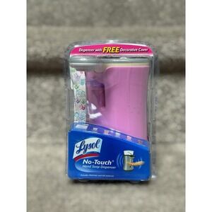 NEW 2012 Discontinued Lysol No Touch Soap Dispenser Pink Cover‎ Sealed